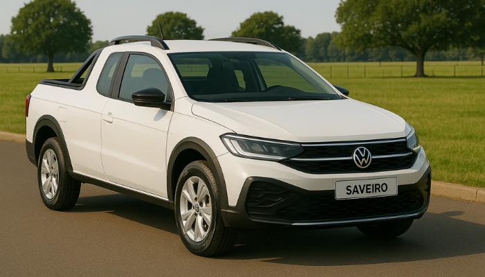 carro branco representando dicas para economizar no seguro da saveiro