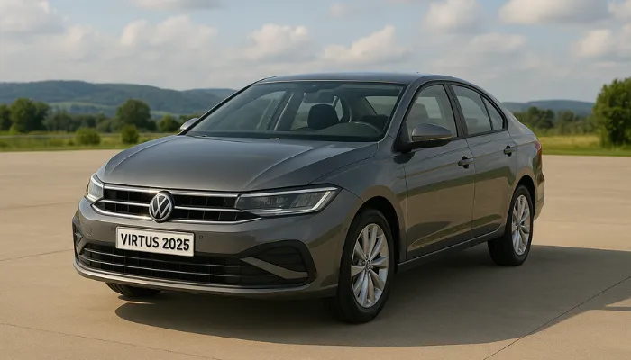 carro cinza representando quanto custa para manter um volkswagen virtus