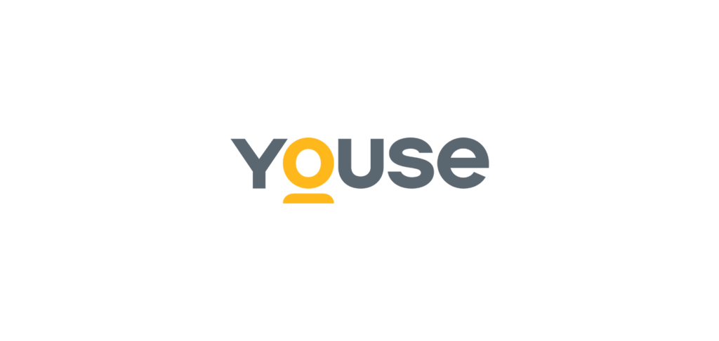 Logomarca da Youse. Falando sobre qual seguradora mais barata.