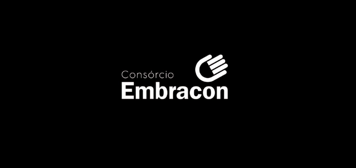 Logomarca Embracon Consórcios. Falando sobre o melhor consórcio de carros.