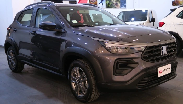 Fiat Pulse na cor cinza escuro. Falando sobre o consórcio fiat pulse.
