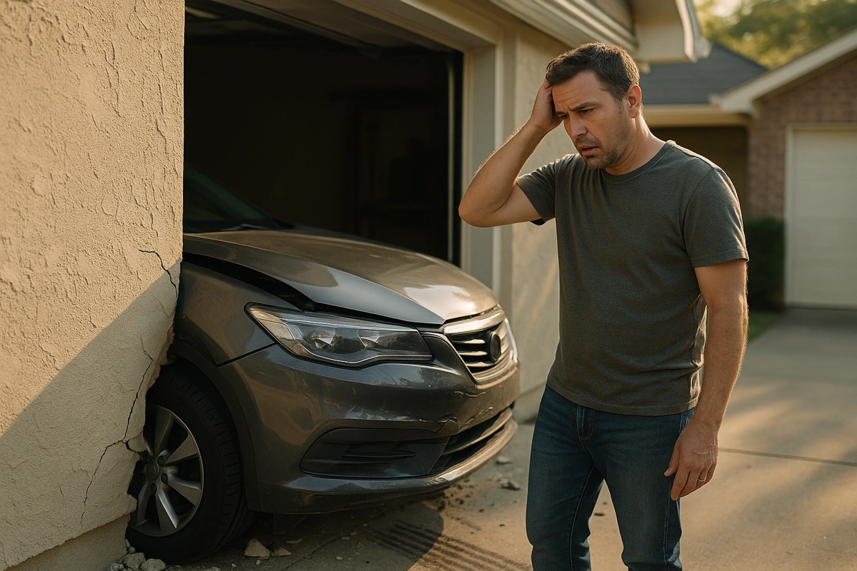 Bati o carro na garagem de casa o seguro cobre? Saiba!